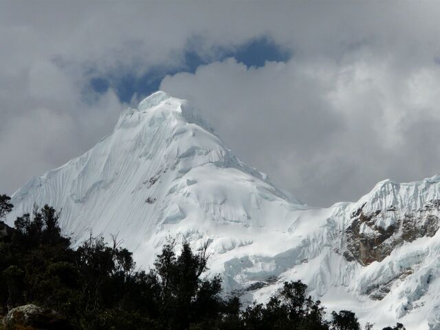 Schneebedeckte Cordillera Blanca