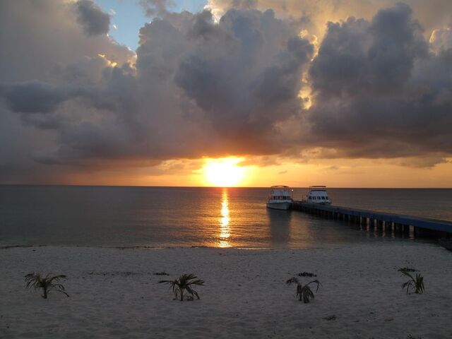 Sonnenuntergang am Traumstrand