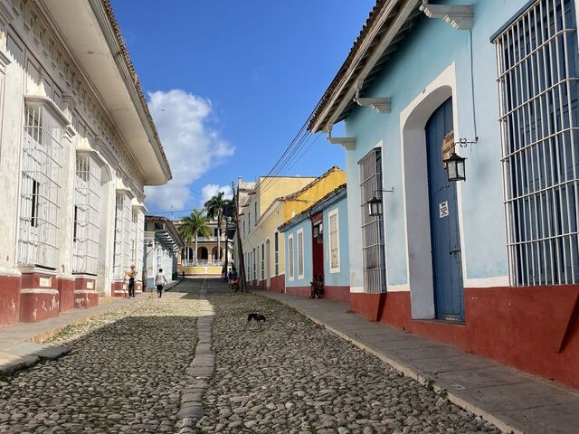 Straßenzug in Trinidad