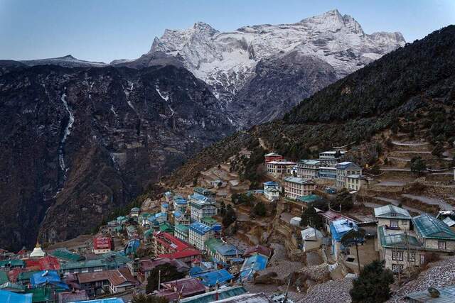 Sherpa-Hauptstadt Namche Bazar