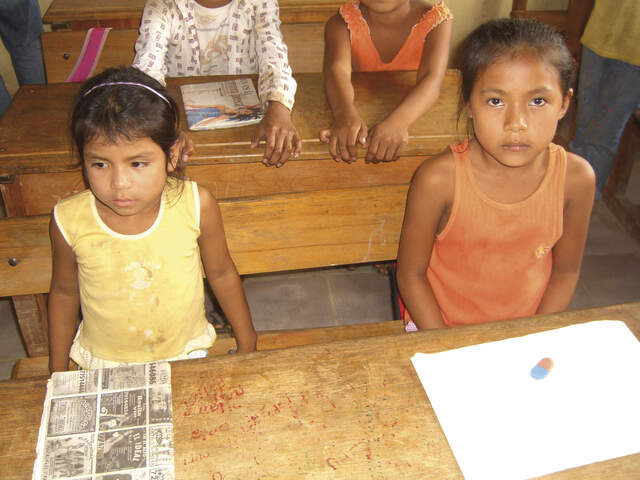 Schulkinder im bolivianischen Amazonastiefland