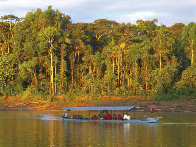 Unterwegs auf dem Rio Madre de Dios