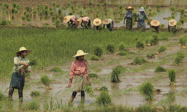 Unterwegs beim Inle-See