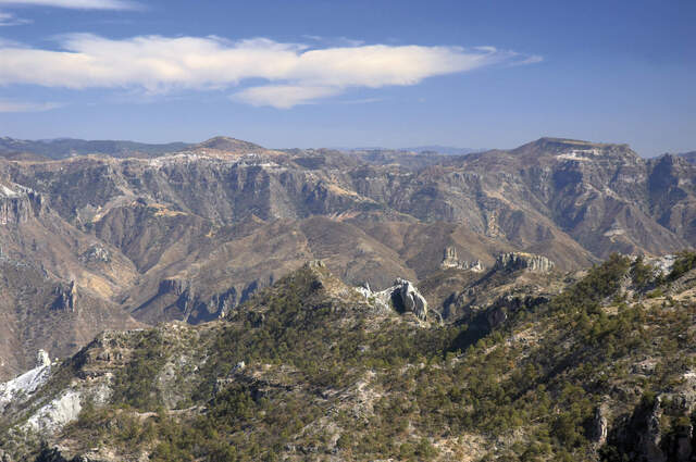 Blick in den Kupfer-Canyon