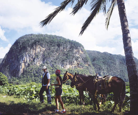 Ausritt im Viñales-Tal